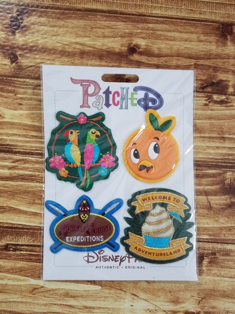 Disney Parks Patched Adventureland Walt World Orange Bird Dole Whip Patch Tiki